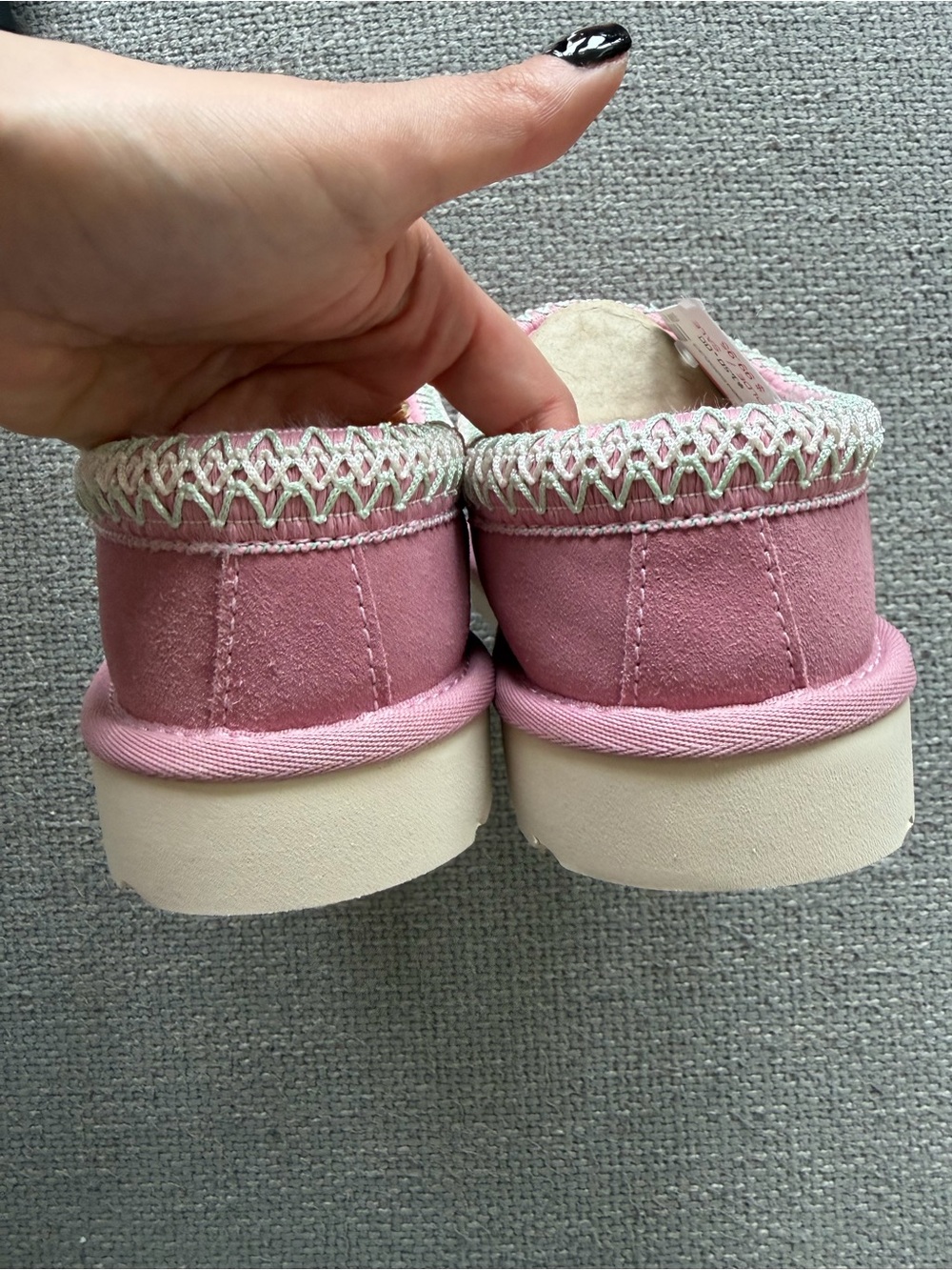 UGG Tasman II Pink Suede Slippers Women’s 9 Brand New in Box - Picture 7 of 12